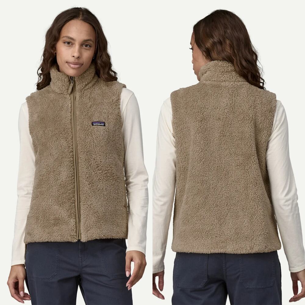 PATAGONIA Los Gatos Fleece Vest Womens Small Gorpcore Winter Sustainable Teddy - Picture 3 of 9